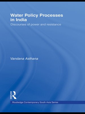 cover image of Water Policy Processes in India